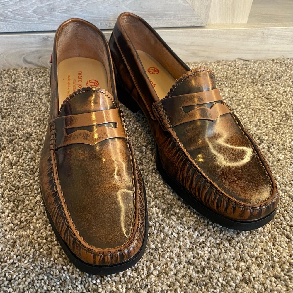 Marc Joseph East Village, Women Brown Penny Loafer 8